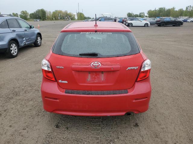 2T1KU40E89C135228 - 2009 TOYOTA COROLLA MA RED photo 6