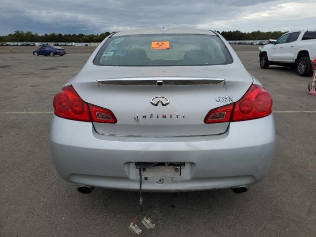 JNKBV61F58M252331 - 2008 INFINITI G35 SILVER photo 6