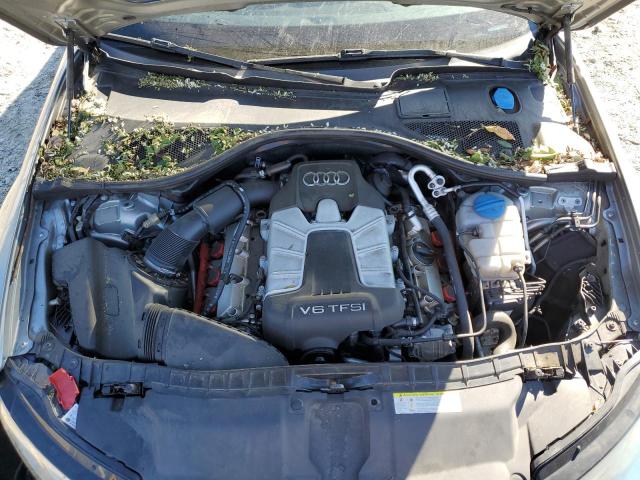 WAUHGAFC0CN166495 - 2012 AUDI A6 PRESTIGE ნაცრისფერი ფოტო 11