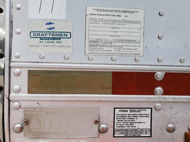 1UYVS25317U166112 - 2007 UTILITY TRAILER თეთრი ფოტო 10