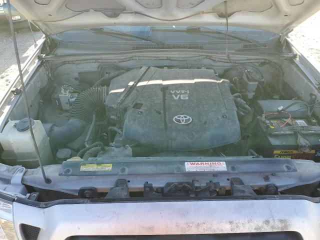 5TEJU62N97Z458411 - 2007 TOYOTA TACOMA DOUBLE CAB PRERUNNER SILVER photo 11