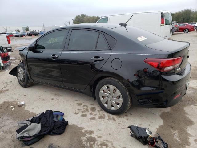 3KPA24AD2LE284914 - 2020 KIA RIO LX/S LX BLACK photo 2