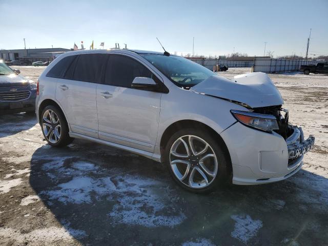 2FMDK4AK8DBA45688 - 2013 FORD EDGE SPORT WHITE photo 4