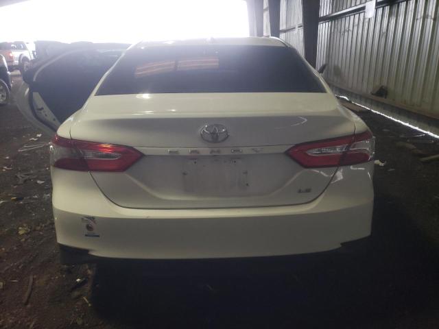 4T1B11HK7KU779101 - 2019 TOYOTA CAMRY L WHITE photo 6