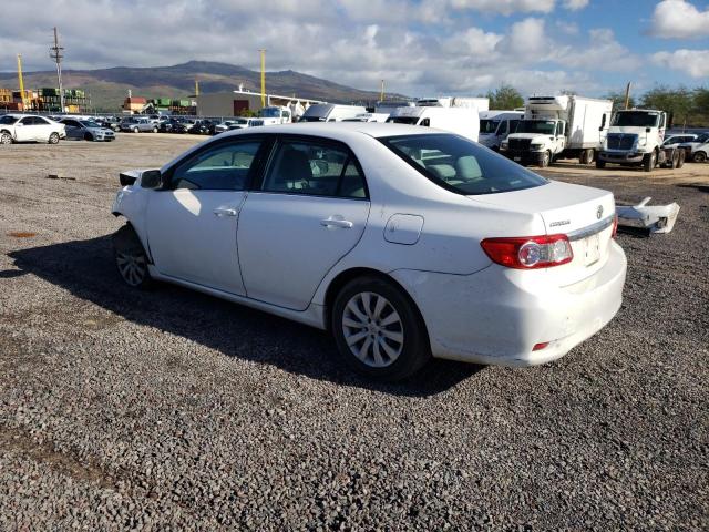 2T1BU4EE4DC986248 - 2013 TOYOTA COROLLA BASE WHITE photo 2