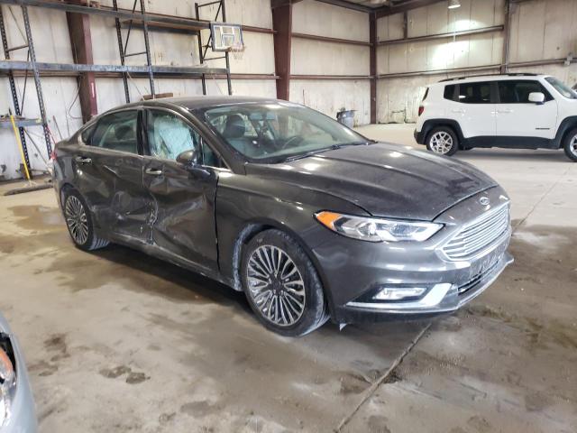 3FA6P0K98HR241226 - 2017 FORD FUSION TITANIUM GRAY photo 4