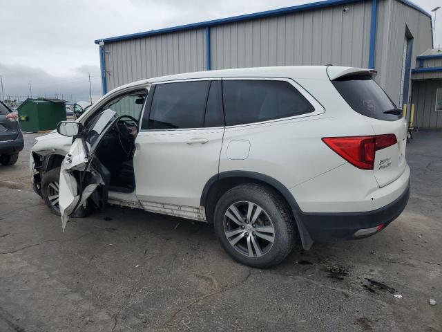 5FNYF6H56HB061452 - 2017 HONDA PILOT EXL WHITE photo 2