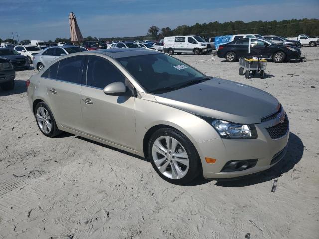 1G1PG5SB1E7455954 - 2014 CHEVROLET CRUZE LTZ SILVER photo 4