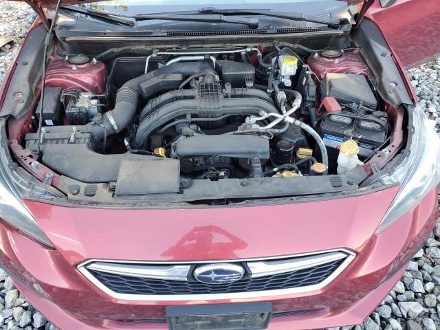 4S3GTAA64J3720349 - 2018 SUBARU IMPREZA RED photo 11