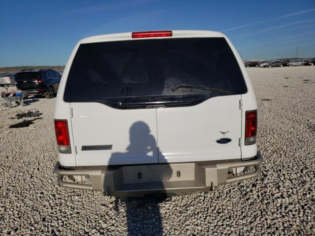 1FMNU42F3YEE50822 - 2000 FORD EXCURSION LIMITED WHITE photo 6