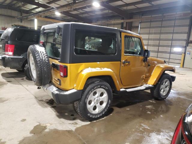 1C4AJWBG5EL229729 - 2014 JEEP WRANGLER SAHARA GOLD photo 3