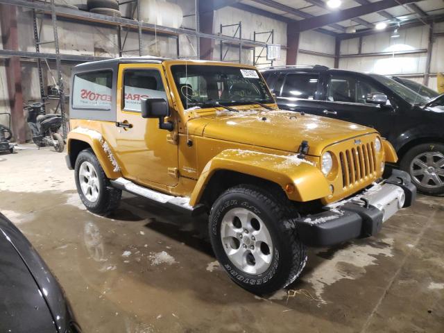 1C4AJWBG5EL229729 - 2014 JEEP WRANGLER SAHARA GOLD photo 4