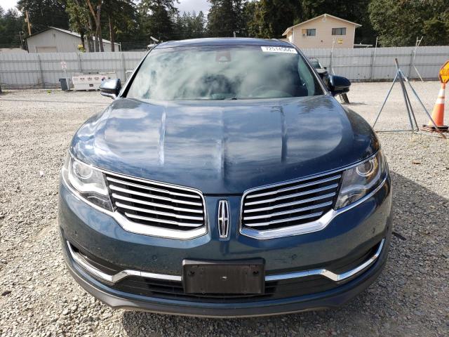 2LMTJ8LPXGBL68129 - 2016 LINCOLN MKX RESERVE Կապույտ լուսանկար 5