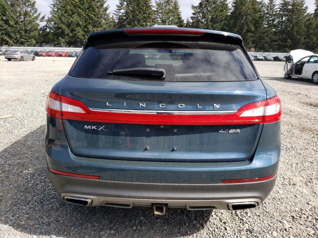 2LMTJ8LPXGBL68129 - 2016 LINCOLN MKX RESERVE Կապույտ լուսանկար 6