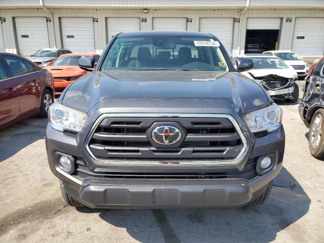 3TMAZ5CN8KM111782 - 2019 TOYOTA TACOMA DOUBLE CAB GRAY photo 5