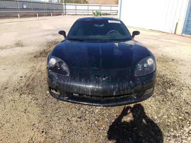 1G1YG2DW8C5107807 - 2012 CHEVROLET CORVETTE BLACK photo 5