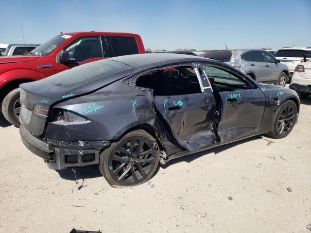 5YJSA1E51NF493955 - 2022 TESLA MODEL S ნაცრისფერი ფოტო 3