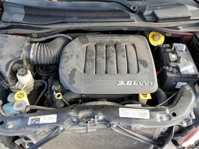 2C4RC1BG8ER257306 - 2014 CHRYSLER TOWN & COU TOURING წითელი ფოტო 12