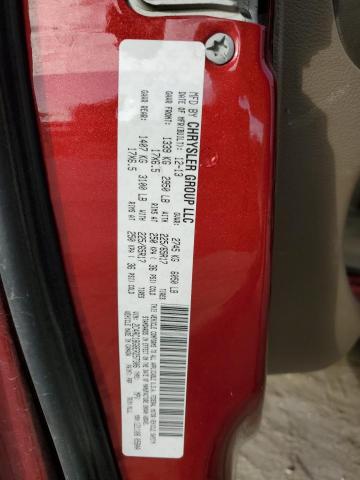 2C4RC1BG8ER257306 - 2014 CHRYSLER TOWN & COU TOURING წითელი ფოტო 14