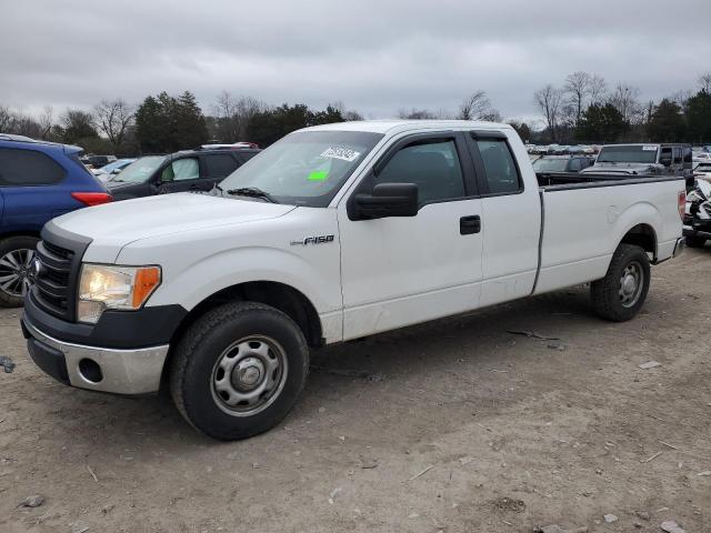 1FTVX1CF0DKD39763 - 2013 FORD F150 SUPER CAB WHITE photo 1