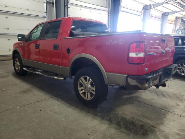 1FTPW14525FA02006 - 2005 FORD F150 SUPERCREW RED photo 2