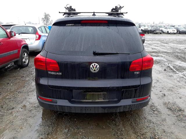 WVGRV7AX9HK005111 - 2017 VOLKSWAGEN TIGUAN WOLFSBURG BLACK photo 6