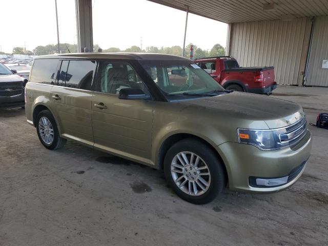 2FMGK5C83EBD06005 - 2014 FORD FLEX SEL GREEN photo 4