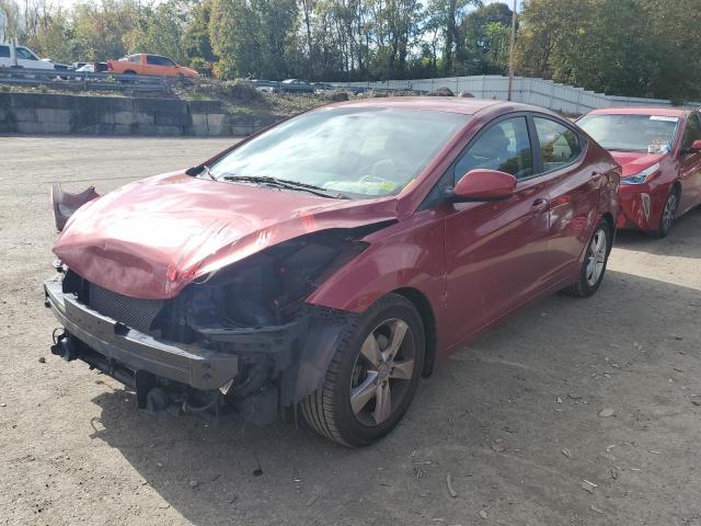 5NPDH4AE8DH417502 - 2013 HYUNDAI ELANTRA GLS RED photo 1