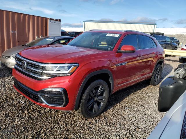 1V25E2CA6LC219456 - 2020 VOLKSWAGEN ATLAS CROS SE წითელი ფოტო 1