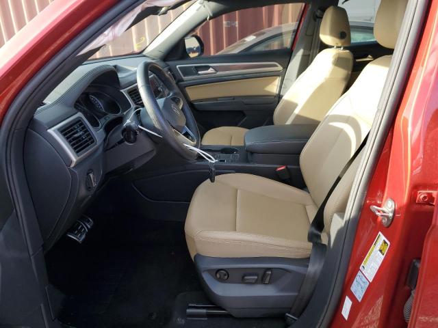 1V25E2CA6LC219456 - 2020 VOLKSWAGEN ATLAS CROS SE წითელი ფოტო 7