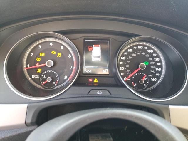 1V25E2CA6LC219456 - 2020 VOLKSWAGEN ATLAS CROS SE წითელი ფოტო 9