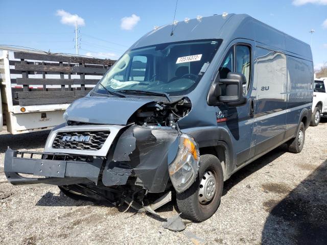 3C6TRVDG6KE519109 - 2019 RAM PROMASTER 2500 HIGH 蓝色 照片 1