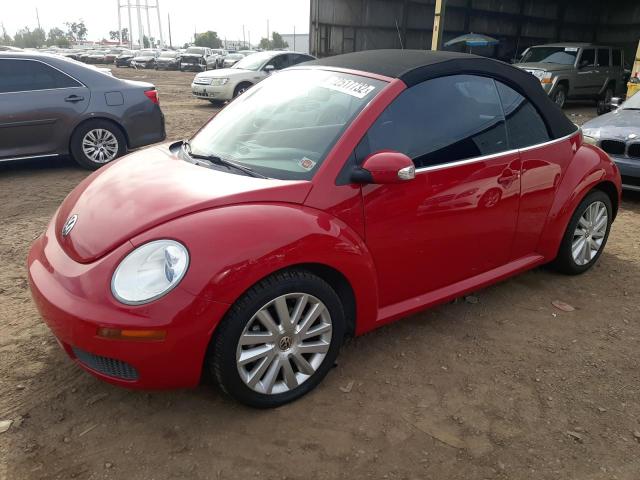 3VWRG31Y68M413670 - 2008 VOLKSWAGEN NEW BEETLE CONVERTIBLE SE RED photo 1