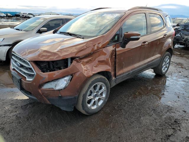 MAJ6P1UL4JC190536 - 2018 FORD ECOSPORT SE ORANGE photo 1