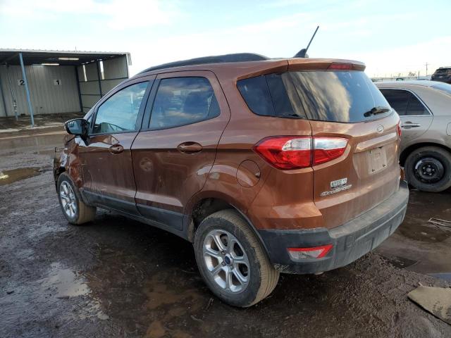 MAJ6P1UL4JC190536 - 2018 FORD ECOSPORT SE ORANGE photo 2