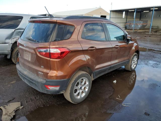 MAJ6P1UL4JC190536 - 2018 FORD ECOSPORT SE ORANGE photo 3