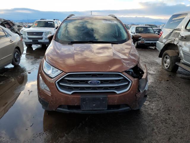 MAJ6P1UL4JC190536 - 2018 FORD ECOSPORT SE ORANGE photo 5