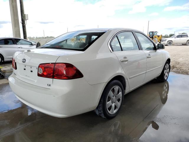 KNAGE123375102139 - 2007 KIA OPTIMA EX LX WHITE photo 3