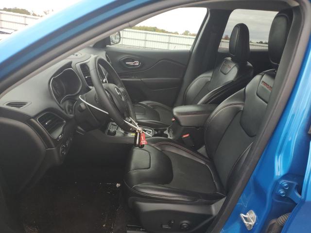 1C4PJMBN2KD249701 - 2019 JEEP CHEROKEE TRAILHAWK BLUE photo 7