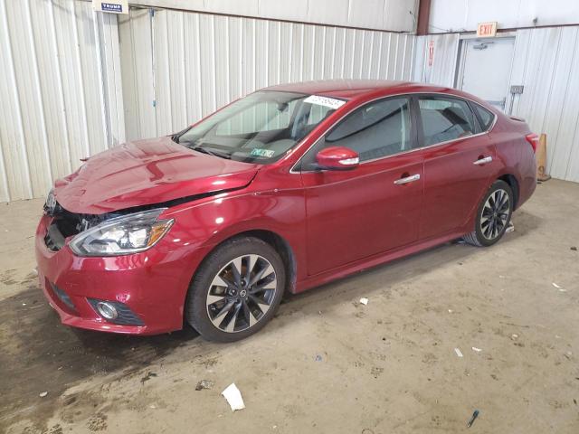 3N1AB7AP6JY346003 - 2018 NISSAN SENTRA S RED photo 1