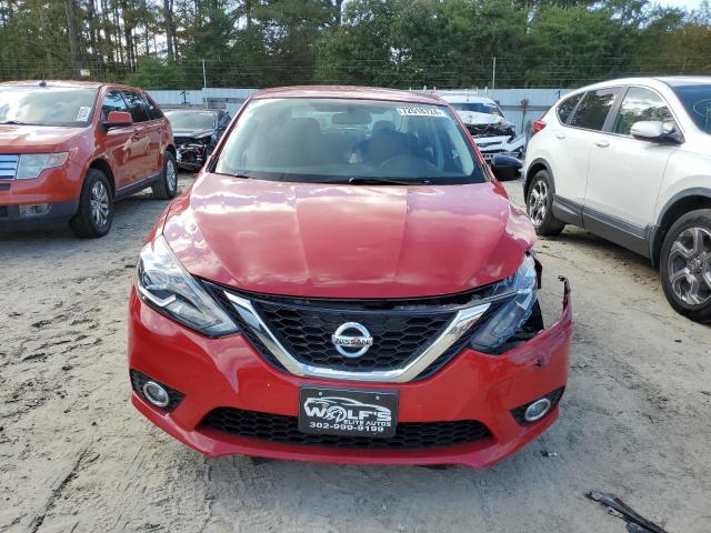 3N1AB7AP2HY307984 - 2017 NISSAN SENTRA S RED photo 5