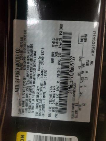 3LN6L5F9XJR605127 - 2018 LINCOLN MKZ RESERVE მუქწითელი ფოტო 12