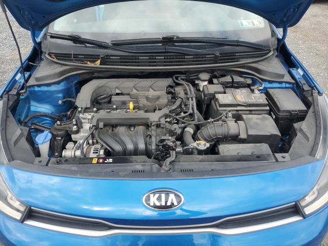 3KPA24AD9ME420103 - 2021 KIA RIO LX BLUE photo 11