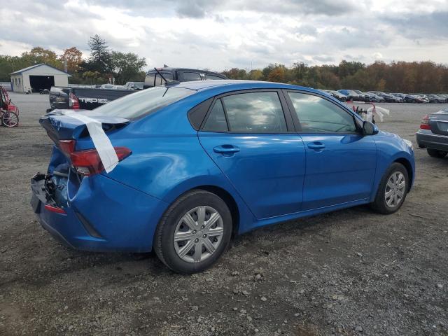 3KPA24AD9ME420103 - 2021 KIA RIO LX BLUE photo 3