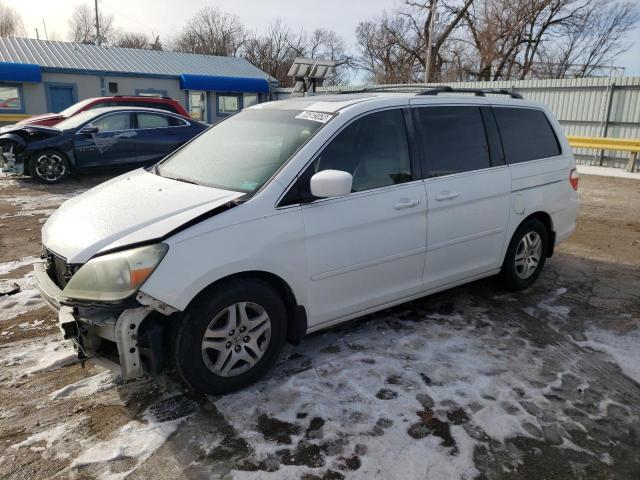 5FNRL38716B052409 - 2006 HONDA ODYSSEY EXL WHITE photo 1