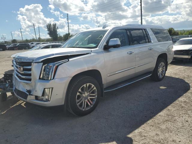 1GYS3GKJ4JR399307 - 2018 CADILLAC ESCALADE ESV SILVER photo 1