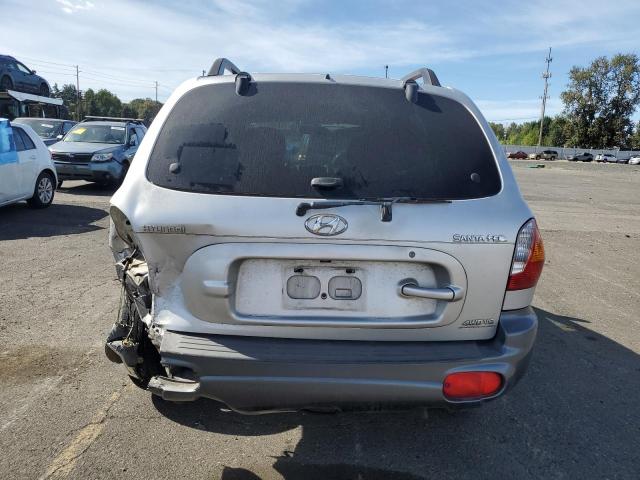 KM8SC83D71U011483 - 2001 HYUNDAI SANTA FE GLS SILVER photo 6