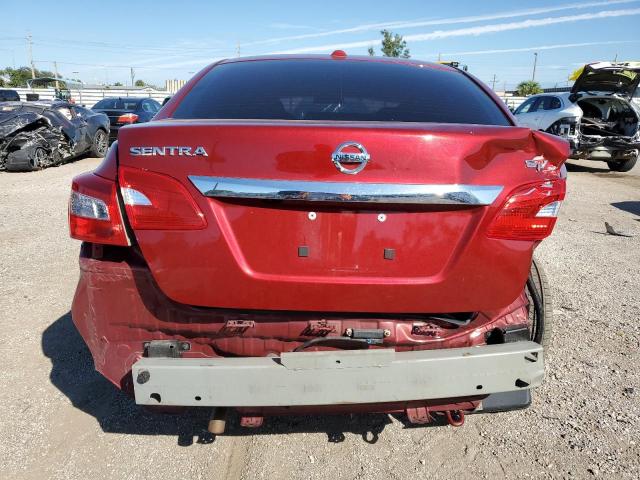 3N1AB7AP2KY393983 - 2019 NISSAN SENTRA S BURGUNDY photo 6