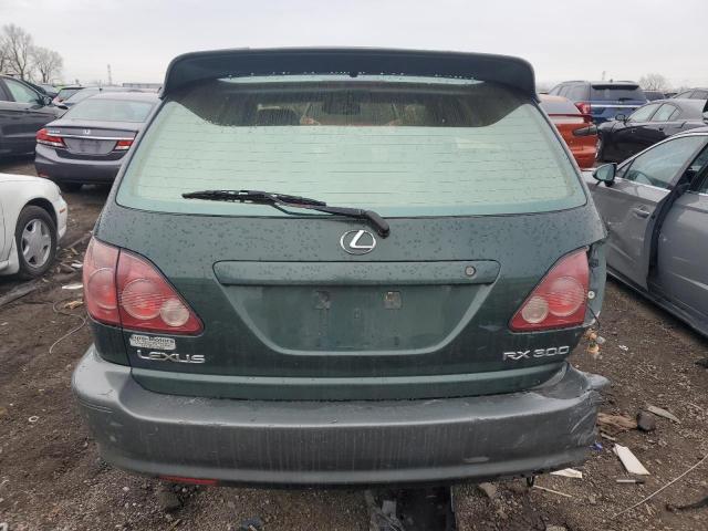 JT6HF10U8Y0156252 - 2000 LEXUS RX 300 GREEN photo 6