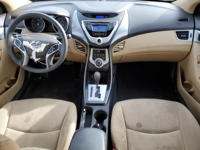 KMHDH4AE2CU244186 - 2012 HYUNDAI ELANTRA GLS BLUE photo 8